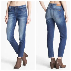 Joe's Jeans Vintage High Water Distressed Skinny Medium Wash Ankle Size 28